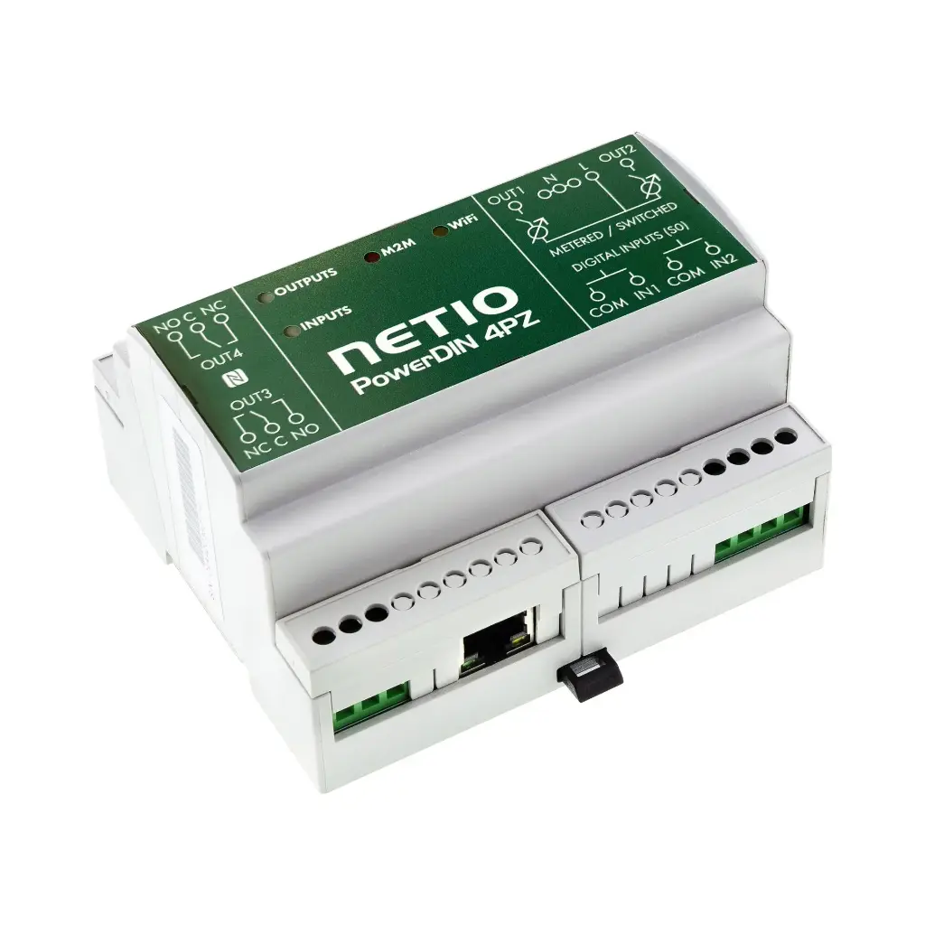 PowerDIN 4PZ - 2+2 Partial Metered and Controlled DIN Rail PDU with Terminals