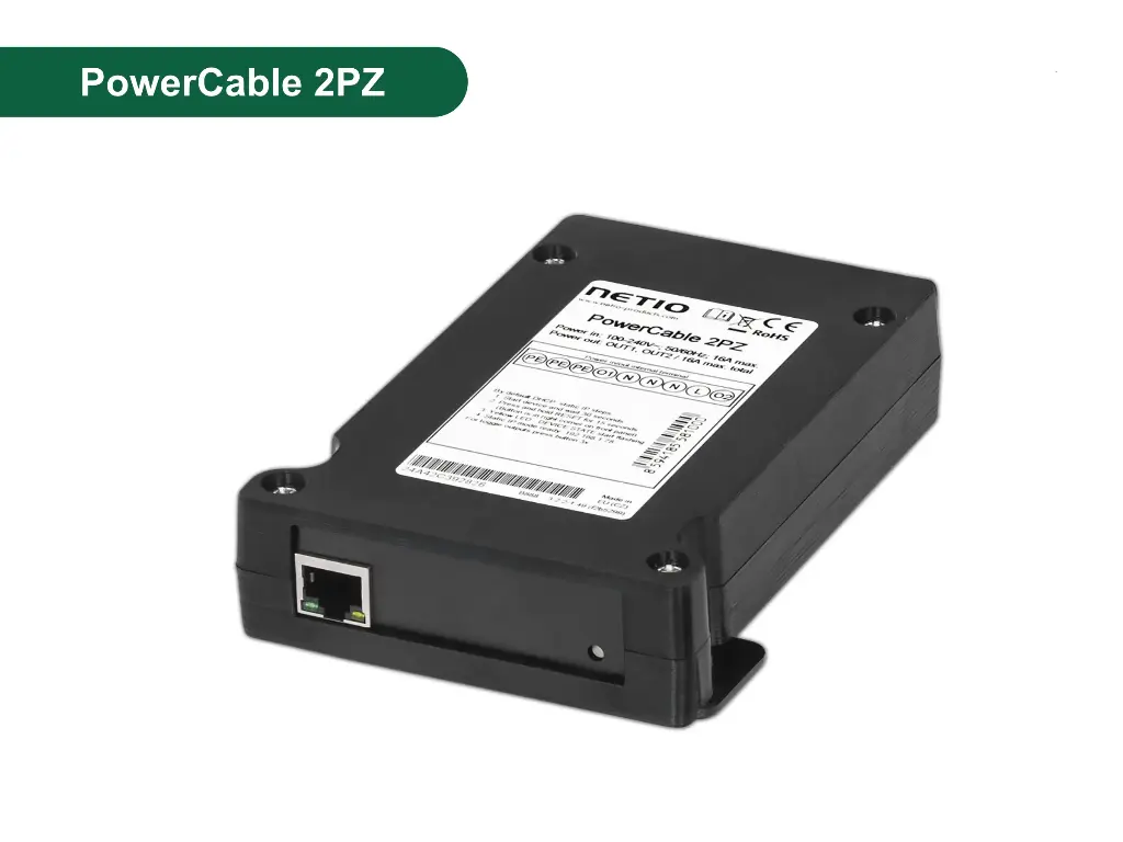 PowerCABLE 2PZ - 2 Outlet Controlled Surface Mount PDU with Terminals