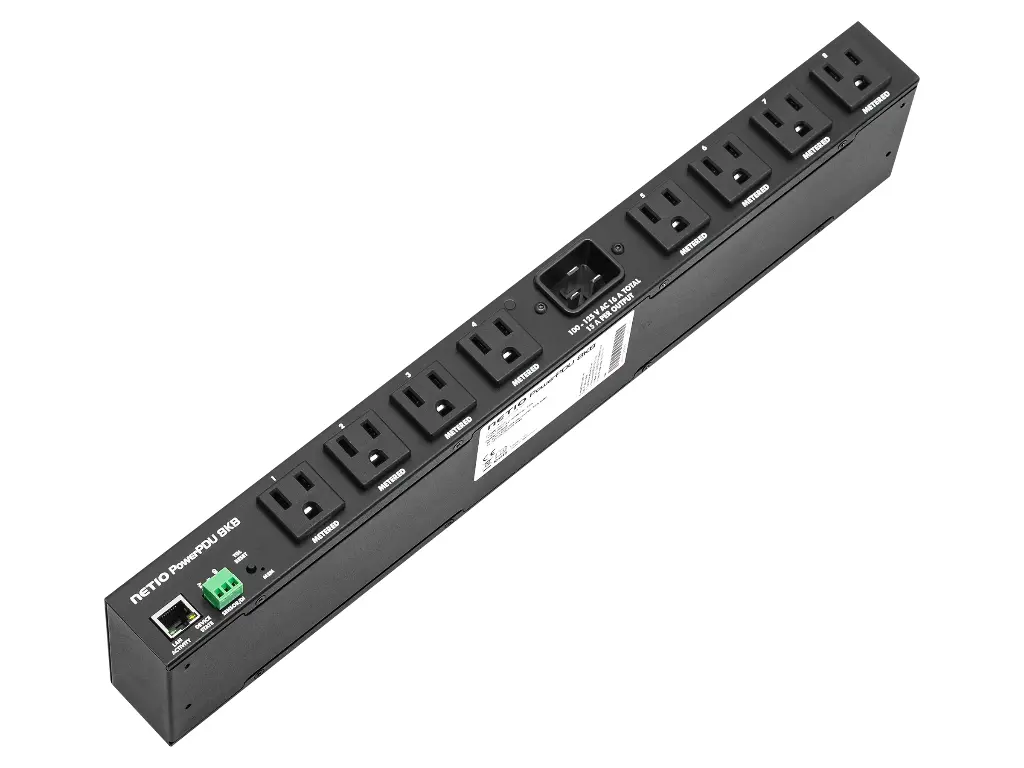 [8594185581161] PowerPDU 8KB US - 8 Outlet Metered and Controlled Rack Mount PDU with US Outlets